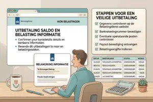 Uitbetaling en saldo